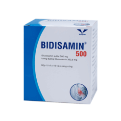 Thuốc trị thoái hóa khớp Bidisamin 500mg Bidiphar (Hộp 100 viên)