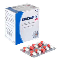 Thuốc trị thoái hóa khớp Bidisamin 500mg Bidiphar (Hộp 100 viên)