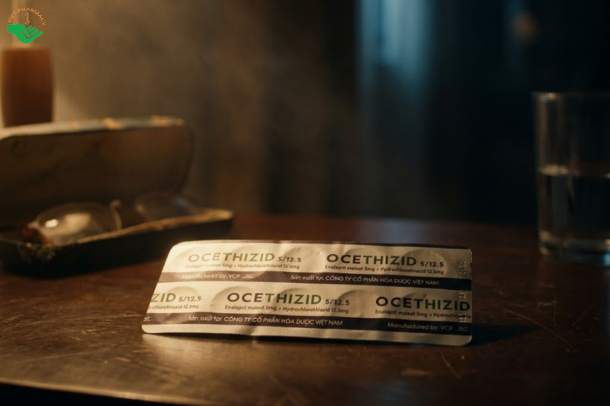 Thuốc Uống Ocethizid 5/12,5 điều trị tăng huyết áp vô căn