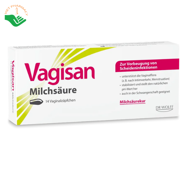 Viên đặt phụ khoa Vagisan Milchsaure