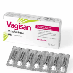 Viên đặt cân bằng pH và bảo vệ vùng kín Vagisan Milchsäure (Hộp 7 viên)