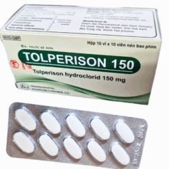 Viên uống giãn cơ Tolperison 150 Khapharco (Hộp 3 vỉ x 10 viên)