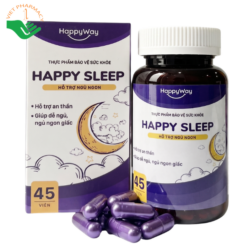 Viên uống hỗ trợ an thần và giúp ngủ ngon Happy Sleep Happyway