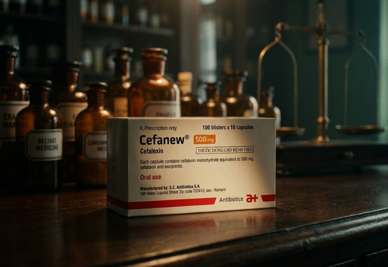 Viên uống kháng sinh Cefanew 500mg DOHA (Hộp 1000 viên)