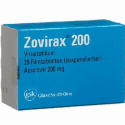 Viên uống kháng virus Zovirax 200mg GSK (Hộp 25 viên nén)