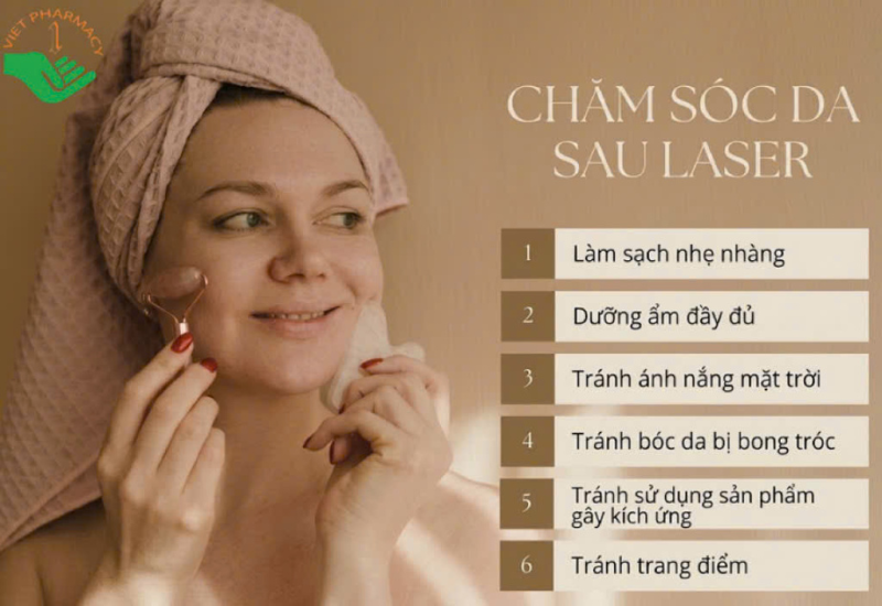 Cách chăm sóc da sau khi bắn laser