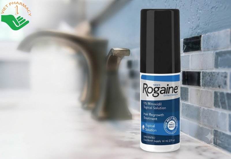 Gel mọc tóc dành cho nam Minoxidil 5% Rogaine giảm rụng tóc, kích thích mọc tóc (Chai 60ml)