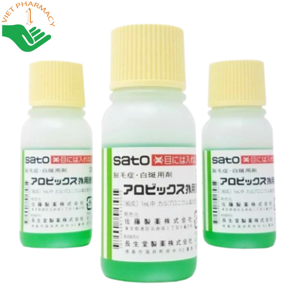 Thuốc mọc tóc Arovics Solutions 5% Sato giúp kích thích mọc tóc, giảm rụng tóc, cải thiện tóc thưa và nuôi dưỡng da đầu khỏe mạnh (Lọ 30ml)