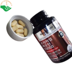 Viên uống Premium Biotin 10000mcg Nutri D-Day giúp giảm rụng tóc, kích thích mọc tóc, hỗ trợ da sáng khỏe và móng chắc khỏe (Hộp 90 viên)