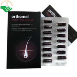 Viên uống Hair Intense Orthomol hỗ trợ giảm gãy rụng, nuôi dưỡng tóc (Hộp 60 viên)