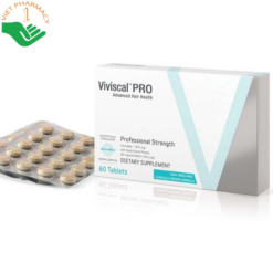 Viên uống mọc tóc Viviscal PRO giúp nuôi dưỡng tóc mỏng từ bên trong, giảm rụng tóc và hỗ trợ tóc mọc dày khỏe hơn (Hộp 60 viên)