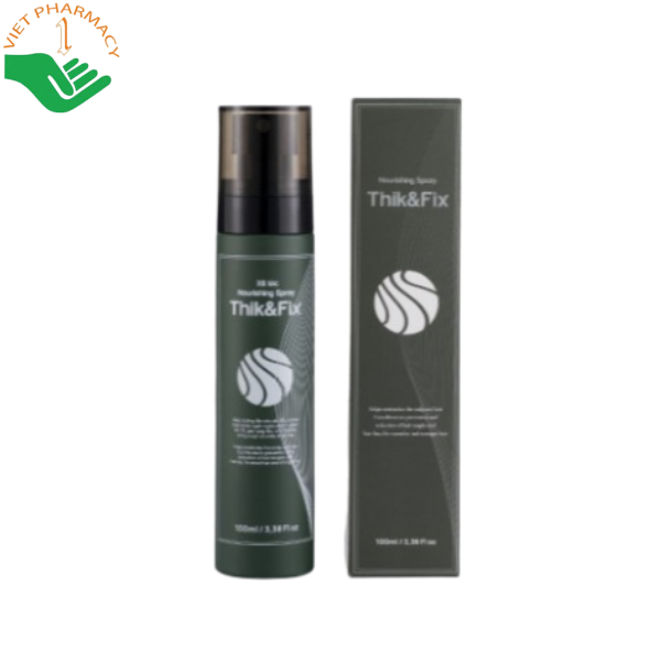 Xịt mọc tóc Thik&Fix hỗ trợ kích thích mọc tóc, giảm gãy rụng và giúp tóc dày chắc khỏe (Chai 100ml)