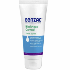 Tẩy tế bào chết ngăn ngừa mụn đầu đen Benzac Blackheads Facial Scrub (Hộp 1 tuýp 60g)