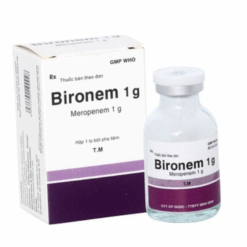 Thuốc bột pha tiêm điều trị nhiễm khuẩn Bironem 1g Bidiphar (Hộp 1 lọ)