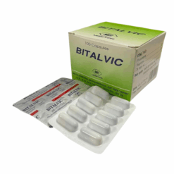 Thuốc giảm đau hạ sốt Bitalvic Mebiphar (Hộp 10 vỉ x 10 viên)