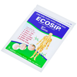 Cao dán thảo dược Ecosip Tatra Sheng Chun Tang Pharm (Hộp 20 gói x 5 miếng)