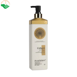 Combo dầu gội và dầu xả Collagen Absolute Hair Appeal Plus Vinge kích thích mọc tóc, khắc phục tình trạng gãy ngọn, xơ yếu (Dầu gội 500ml + Dầu xả 500ml)