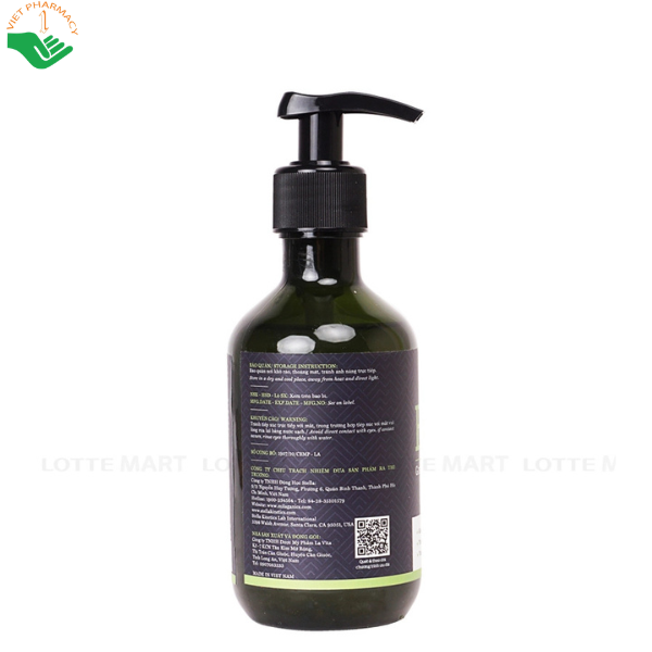 Dầu gội bưởi Milaganics ngăn ngừa gãy rụng, kích thích mọc tóc (Chai 250ml)