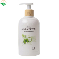 Dầu gội đầu Amla Detox Laco giảm rụng tóc, phục hồi tóc hư tổn và kích thích mọc tóc (Chai 300ml)