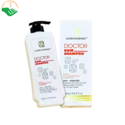 Dầu gội Doctor Hair Shampoo Laura Sunshine hỗ trợ giảm rụng tóc, làm sạch da đầu (Chai 500ml)