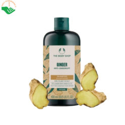 Dầu gội gừng Ginger Scalp Care Shampoo The Body Shop giúp chống gàu, xoa dịu cảm giác khô, ngứa da đầu (Chai 400ml)