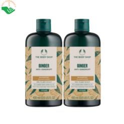 Dầu gội gừng Ginger Scalp Care Shampoo The Body Shop giúp chống gàu, xoa dịu cảm giác khô, ngứa da đầu (Chai 400ml)