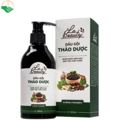 Dầu gội thảo dược La Beauty làm sạch da đầu, ngăn ngừa gàu, dưỡng tóc suôn mượt (Chai 300ml)