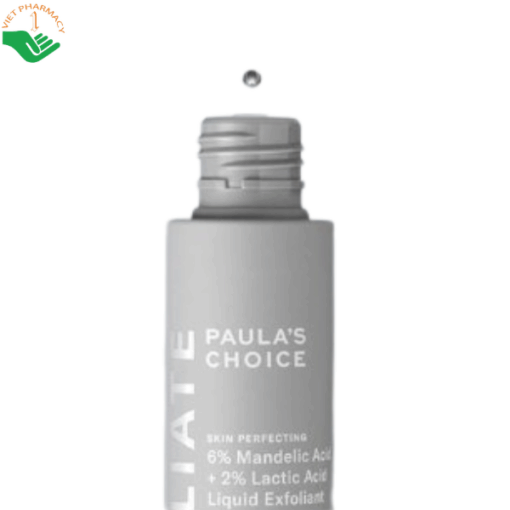 Dung dịch loại bỏ tế bào chết Skin Perfecting 6% Mandelic Acid + 2% Lactic Acid Liquid Exfoliant Paula's Choice loại bỏ da khô và làm sáng da (Chai 88ml)