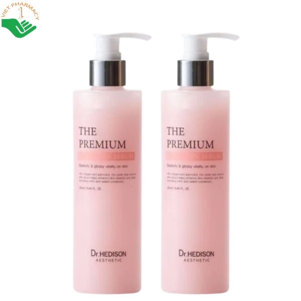 Huyết thanh Collagen cao cấp The Premium Collagen Serum Dr.Hedison tăng đàn hồi và săn chắc da (Chai 250ml)