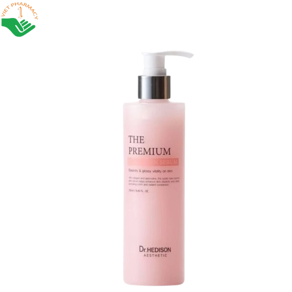 Huyết thanh Collagen cao cấp The Premium Collagen Serum Dr.Hedison tăng đàn hồi và săn chắc da (Chai 250ml)