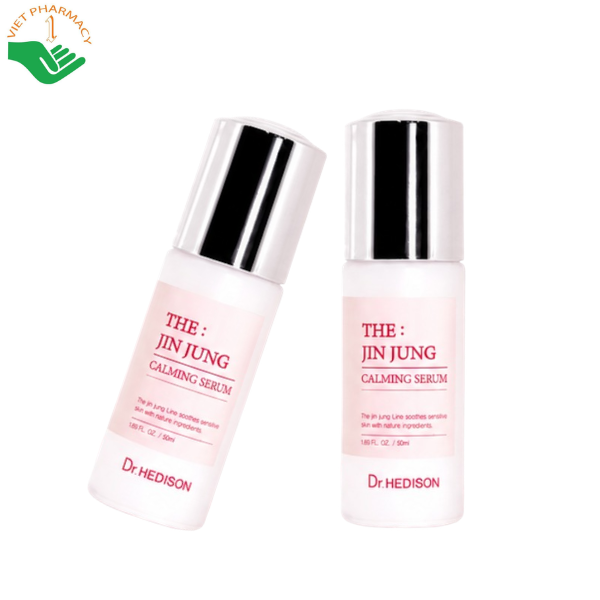Huyết thanh The: Jin Jung Calming Serum Dr.Hedison cấp nước chuyên sâu và giảm kích ứng (Chai 50ml)
