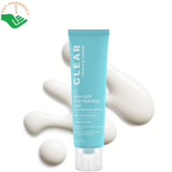 Kem chống nắng dạng sữa cho da dầu mụn Clear Ultra-Light Daily Hydrating Fluid Broad Spectrum SPF 30+ Paula's Choice dưỡng ẩm và phục hồi da (Tuýp 60ml)