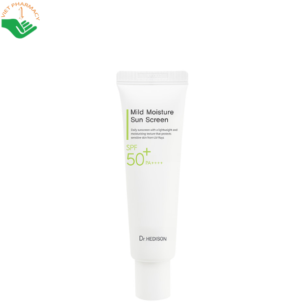 Kem chống nắng dưỡng da Mild Moisture Sun Screen Dr.Hedison chống tia UVA và UVB (Tuýp 50ml)