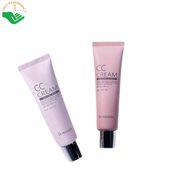 Kem đa năng CC Cream Dr.Hedison giúp làm đều màu da và bảo vệ da trước tia UV (Tuýp 50ml)