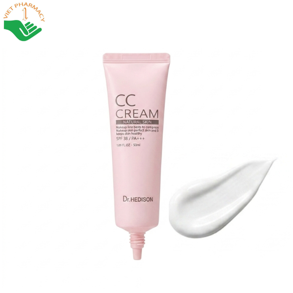 Kem đa năng CC Cream Dr.Hedison giúp làm đều màu da và bảo vệ da trước tia UV (Tuýp 50ml)
