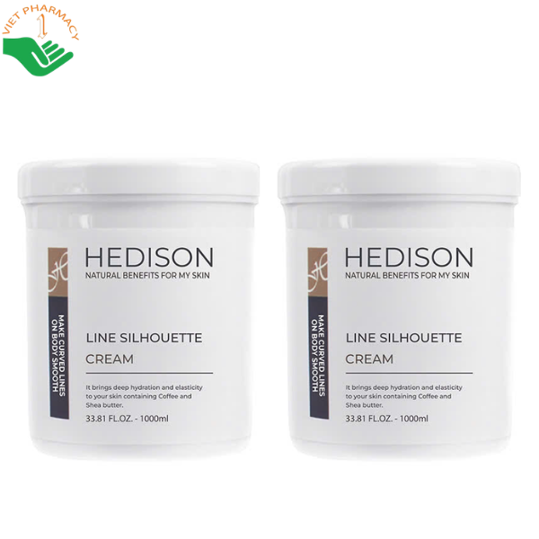 Kem định hình cơ thể Line Silhouette Cream Dr.Hedison hỗ trợ thon gọn và phá vỡ tế bào mỡ dư thừa (Hũ 1000ml)