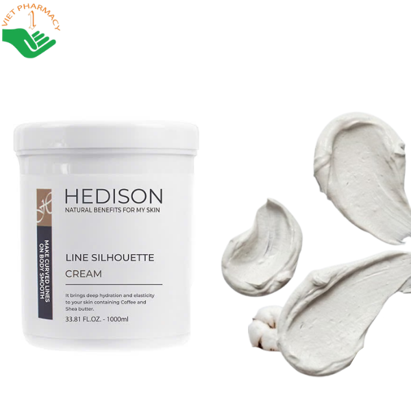 Kem định hình cơ thể Line Silhouette Cream Dr.Hedison hỗ trợ thon gọn và phá vỡ tế bào mỡ dư thừa (Hũ 1000ml)