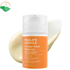 Kem dưỡng ẩm 5% Vitamin C C5 Super Boost Moisturizer Paula's Choice làm sáng da, tăng sinh collagen và giúp da mềm mịn (Chai 50ml)