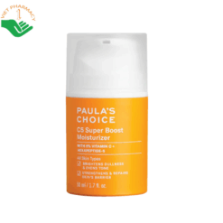 Kem dưỡng ẩm 5% Vitamin C C5 Super Boost Moisturizer Paula's Choice làm sáng da, tăng sinh collagen và giúp da mềm mịn (Chai 50ml)