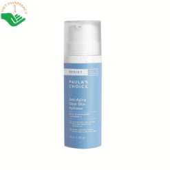 Kem dưỡng ẩm cho da dầu lão hóa Resist Anti-Aging Clear Skin Hydrator Paula's Choice giúp cấp ẩm và trẻ hóa da (Chai 50ml)