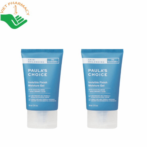 Kem dưỡng ẩm dạng gel Skin Balancing Invisible Finish Moisture Gel Paula's Choice kiểm soát tiết dầu thừa và thu nhỏ lỗ chân lông (Tuýp 60ml)
