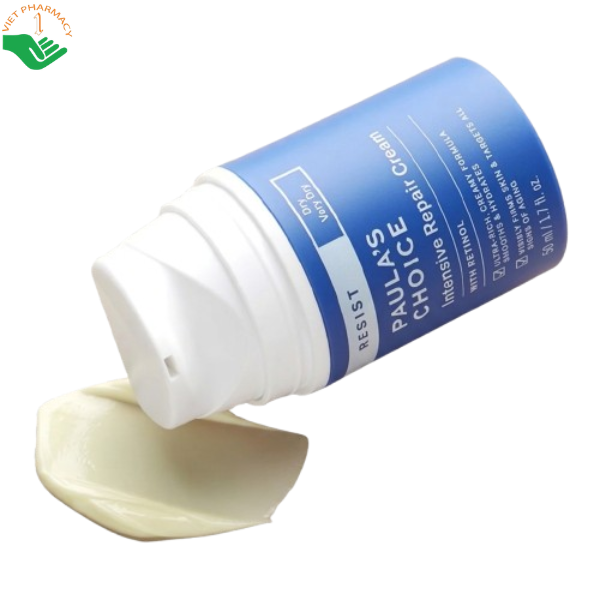 Kem dưỡng ẩm Resist Intensive Repair Cream Paula's Choice giúp mờ thâm nám và nếp nhăn (Chai 50ml)