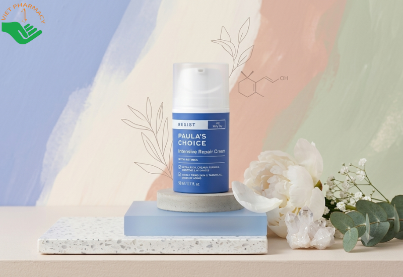 Kem dưỡng ẩm Resist Intensive Repair Cream Paula's Choice giúp mờ thâm nám và nếp nhăn (Chai 50ml)