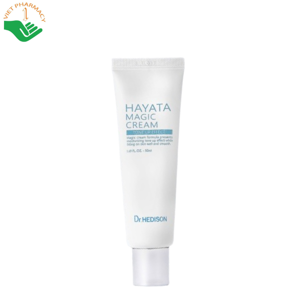 Kem dưỡng bật tông Hayata Magic Cream Dr.Hedison dưỡng sáng và nâng tông da tức thì (Tuýp 50ml)