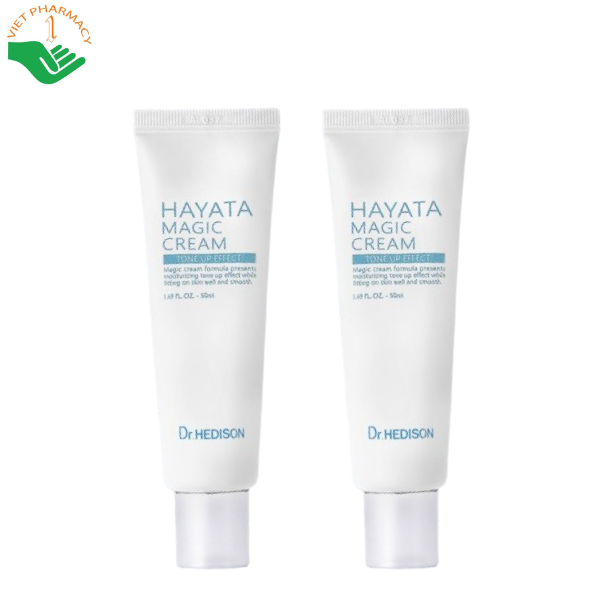 Kem dưỡng bật tông Hayata Magic Cream Dr.Hedison dưỡng sáng và nâng tông da tức thì (Tuýp 50ml)