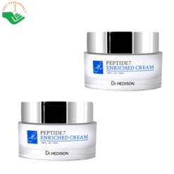 Kem dưỡng Peptide 7 Enriched Cream Dr.Hedison giúp giảm nếp nhăn và chống lão hóa (Hũ 50ml)