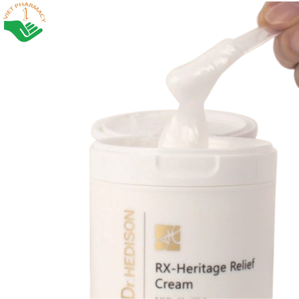 Kem dưỡng Rx-Moisture Relief Cream Dr.Hedison làm dịu và phục hồi hàng vào lipid (Hũ 220ml)