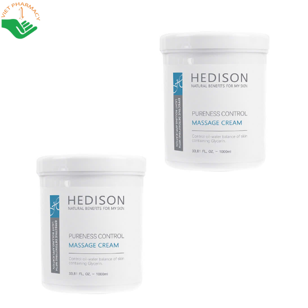 Kem massage cơ bản Pureness Control Massage Cream Dr.Hedison làm mềm và mịn da (Hũ 1000ml)