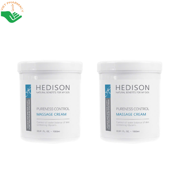 Kem massage cơ bản Pureness Control Massage Cream Dr.Hedison làm mềm và mịn da (Hũ 1000ml)