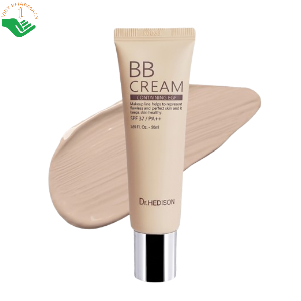 Kem trang điểm EGF Blemish Balm Dr.Hedison giúp che khuyết điểm và chống nắng cho da (Tuýp 50ml)
